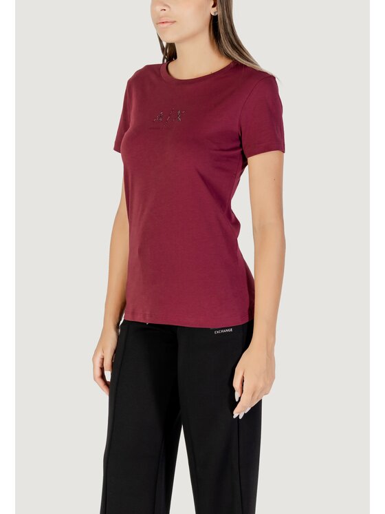 Armani Exchange Armani Exchange T-shirt XW001459 AF10356 Bordeaux Casual Fit