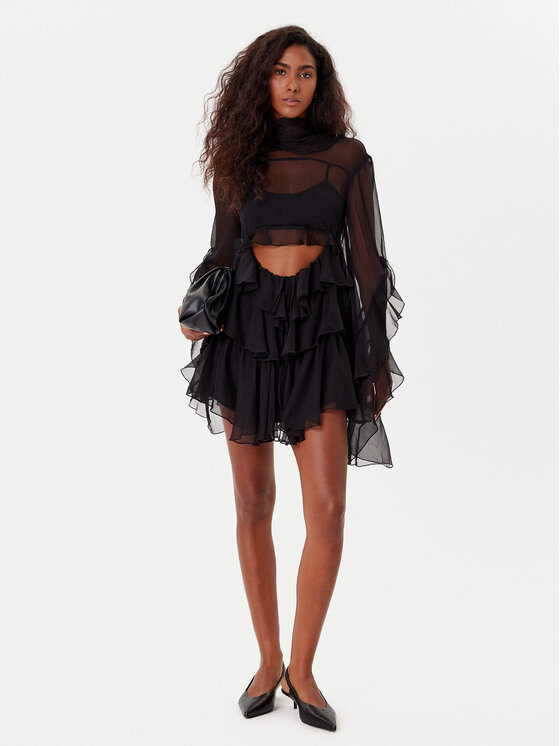 Bardot Bardot Koktejlové šaty Anyssa 59973DB Čierna Regular Fit