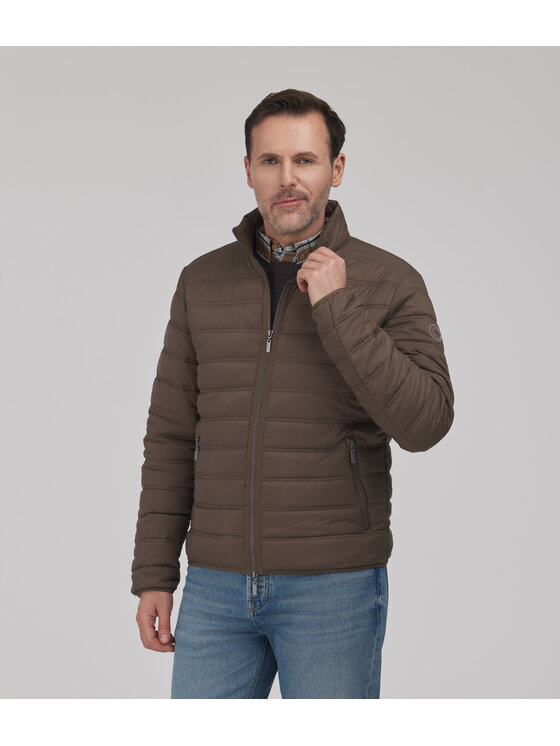 Lee Cooper Lee Cooper Kurtka jeansowa MASON Brązowy Regular Fit
