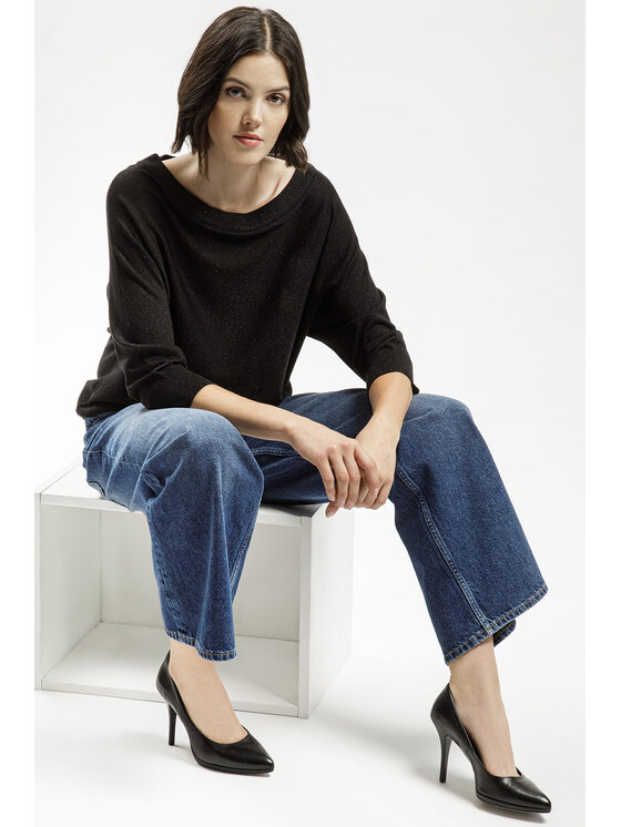 Cross Jeans Cross Jeans Jeansy P 540-016 Niebieski Wide Leg