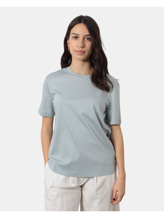 Max Mara Leisure Max Mara Leisure T-Shirt 9975051419914 Γκρι Regular Fit