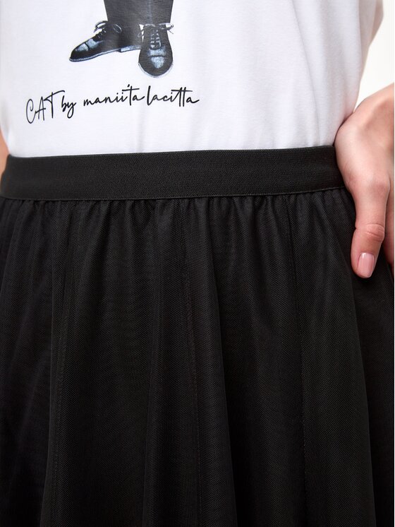 CAT by maniita lacitta CAT by maniita lacitta Spódnica midi Women's skirt ROCKY Czarny Regular Fit