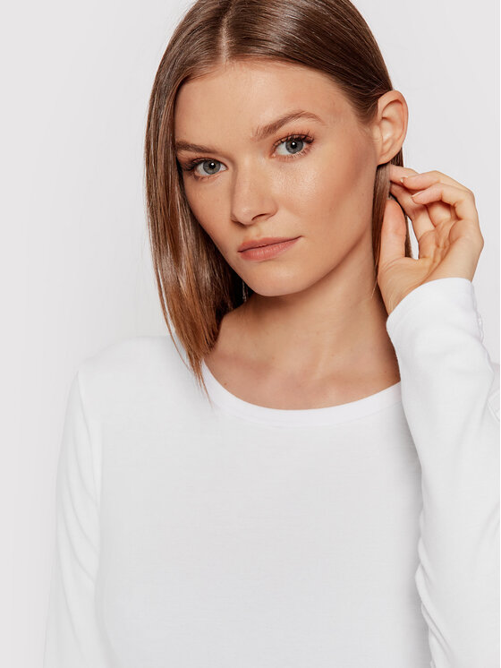 United Colors Of Benetton United Colors Of Benetton Halenka 3GA2E16F9 Bílá Regular Fit