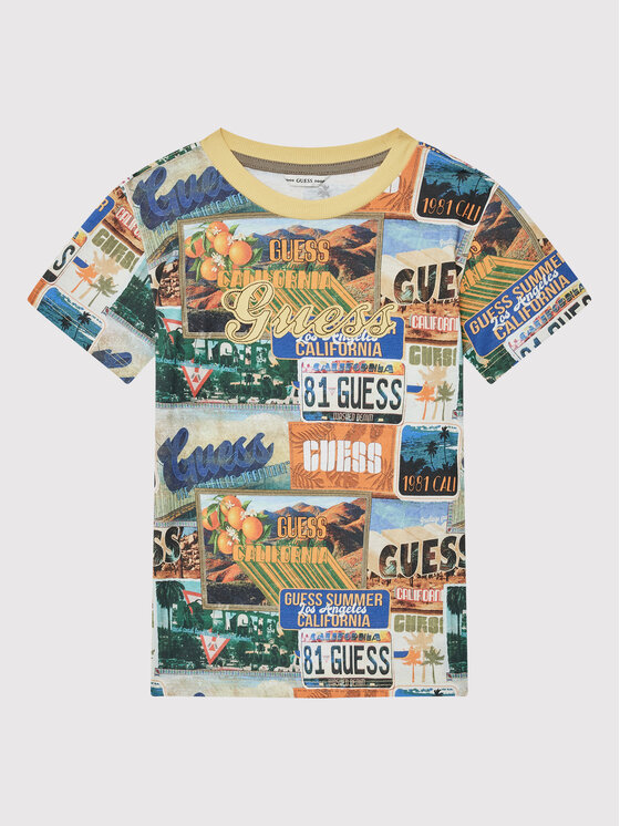 T-shirt L2GI20 K8HM0 Multicolore Regular Fit