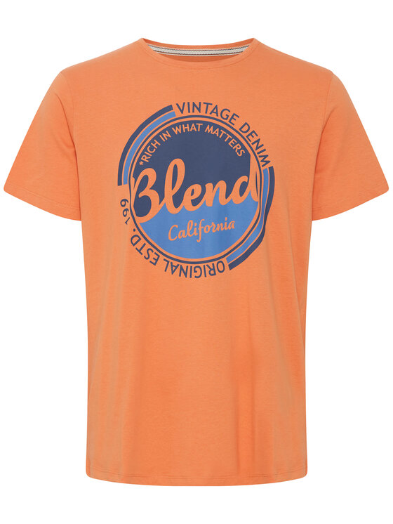Blend Blend T-shirt 20715308 Narančasta Regular Fit