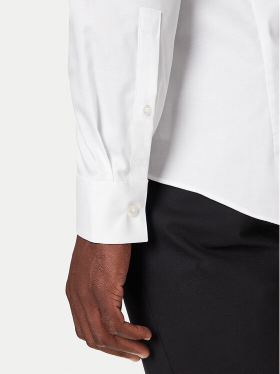 Calvin Klein Calvin Klein Košile LV019EU006 Bílá Slim Fit