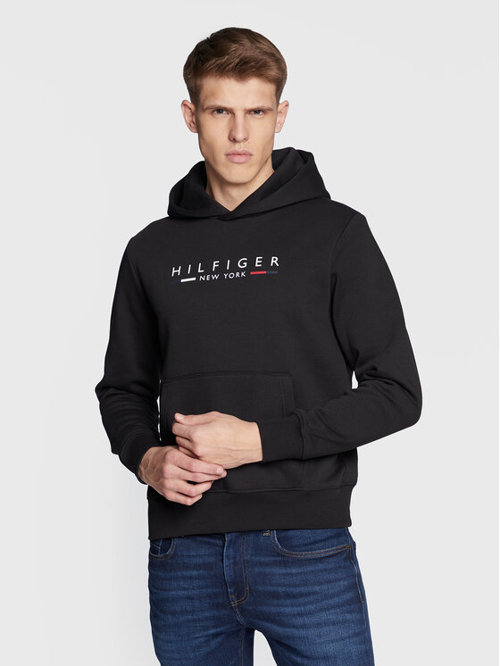 Tommy Hilfiger Tommy Hilfiger Суитшърт New York MW0MW29301 Черен Regular Fit