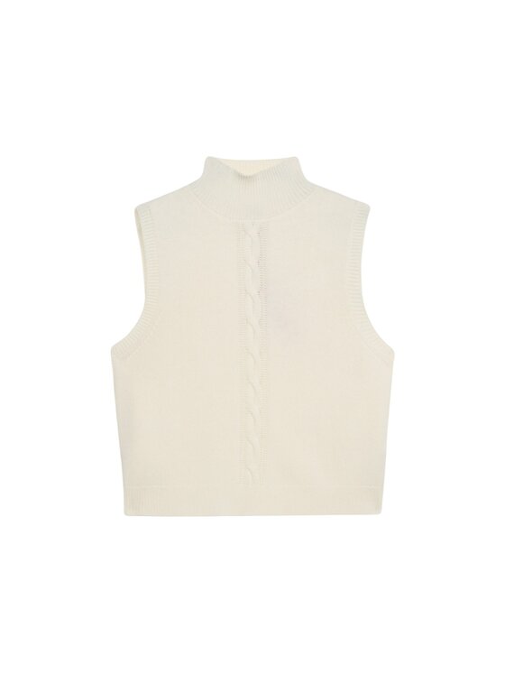 Oltre Oltre Sweter M317J005055N011 Biały Regular Fit