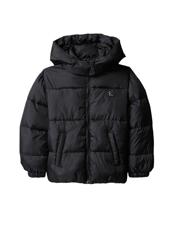 Calvin Klein Calvin Klein Преходно яке LVCKTJM02G Черен Regular Fit