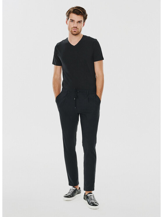 Pako Lorente Pako Lorente T-Shirt P000B-TT-004 Czarny Slim Fit