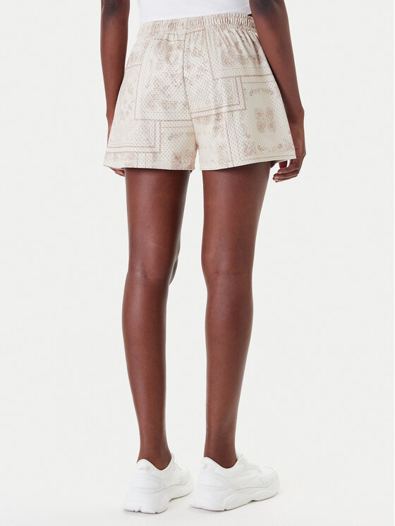 Karl Kani Karl Kani Sportovní kraťasy Signature Mesh Mini PD00005437 Béžová Regular Fit