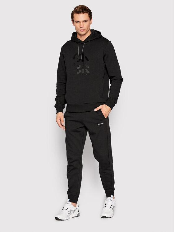 Calvin Klein Calvin Klein Sportinės kelnės Micro Logo K10K109940 Juoda Relaxed Fit