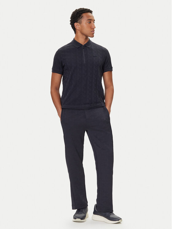 BOSS BOSS Polo Mirror QZ 50548653 Tamnoplava Relaxed Fit