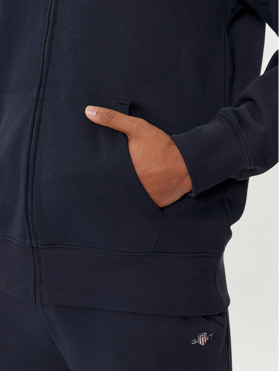 Gant Gant Pulóver Shield 2007059 Sötétkék Regular Fit