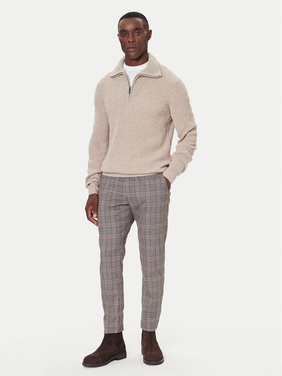 Bugatti Bugatti Džemper 7500-85566D Bež Regular Fit