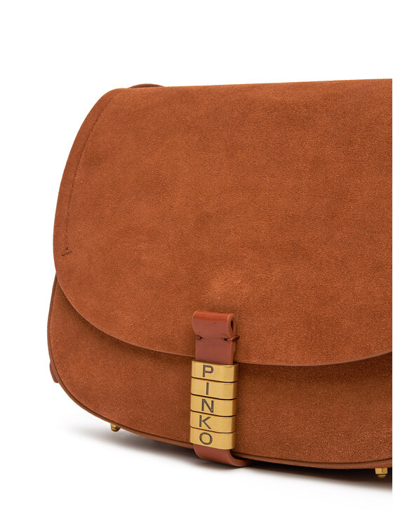 PINKO PINKO Handtasche Saddle Classic PE 25 PLTT 103830 A29N Braun