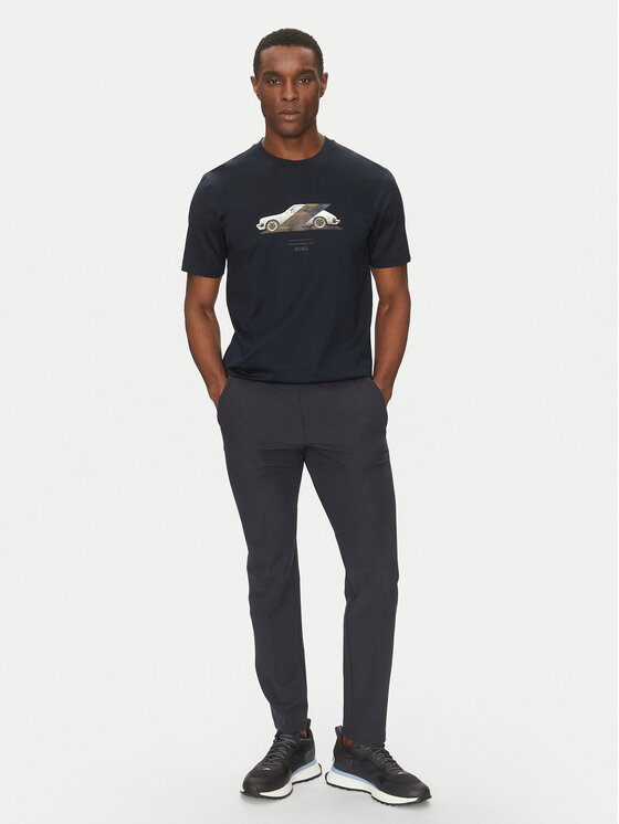BOSS BOSS Тишърт C-Thompson 71_PS 50531455 Тъмносин Regular Fit