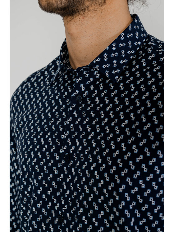 Antony Morato Antony Morato Camicia BARCELONA Blu To Fit