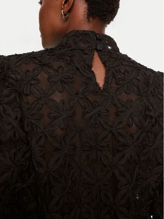 Munthe Munthe Bluză Thiki 243103824330 Negru Regular Fit