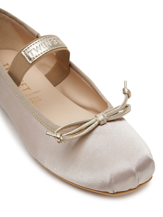 TWINSET TWINSET Balerinke 251GCJ022 M Zlatna