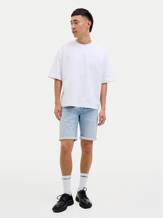 Jack & Jones Jack & Jones Pantaloni scurți de blugi Rick 12269609 Albastru Regular Fit