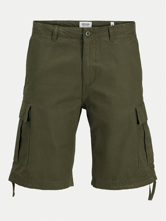 Jack & Jones Jack & Jones Szorty materiałowe Jpstcole 12248685 Khaki Regular Fit