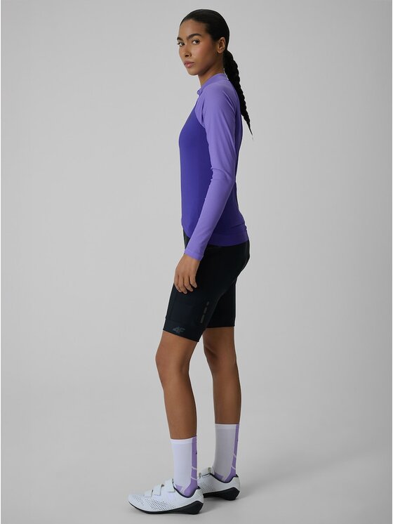 4F 4F Szorty rowerowe 4FRSS26TFSHF1733-20S Czarny Slim Fit