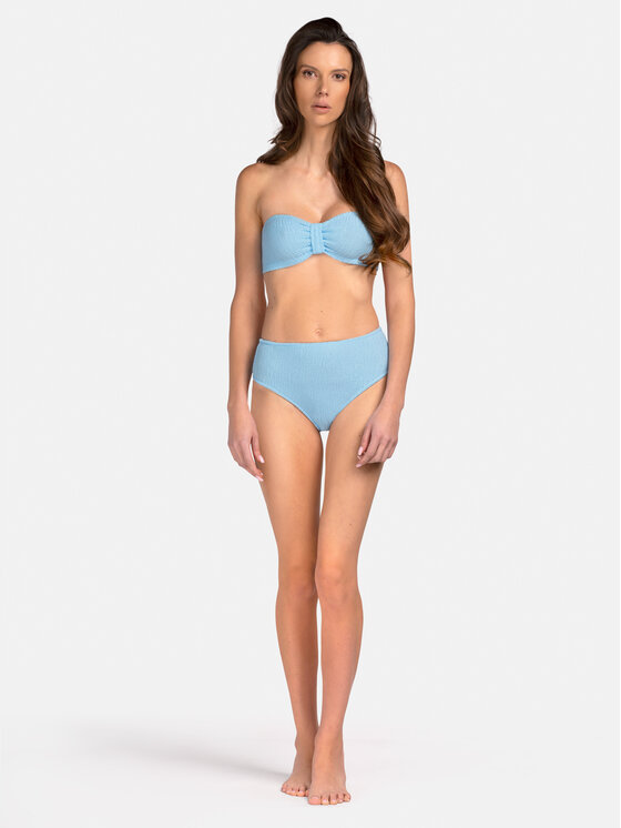 Miss Lou Miss Lou Bikini pezzo sotto D-SP2-NB Blu