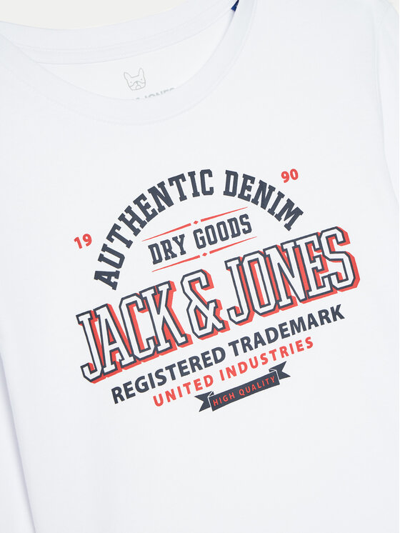 Jack&Jones Junior Jack&Jones Junior Majica Logo 12258880 Bijela Regular Fit