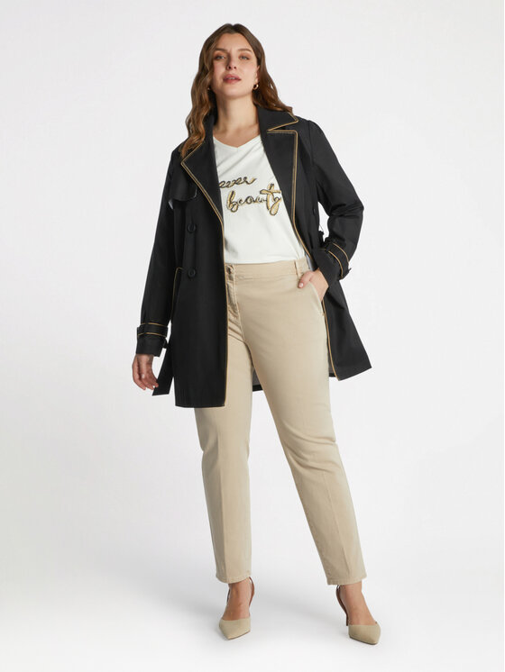 Fiorella Rubino Fiorella Rubino Pantaloni di tessuto P706T004716N002 Écru Regular Fit