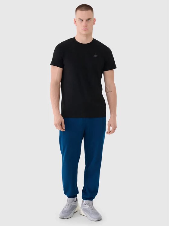 4F 4F Spodnie dresowe 4FWMM00TTROM1139-46S Zielony Regular Fit