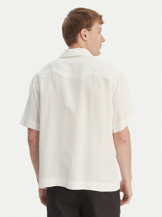 HUGO HUGO Camicia Espino 50560593 Écru Oversize