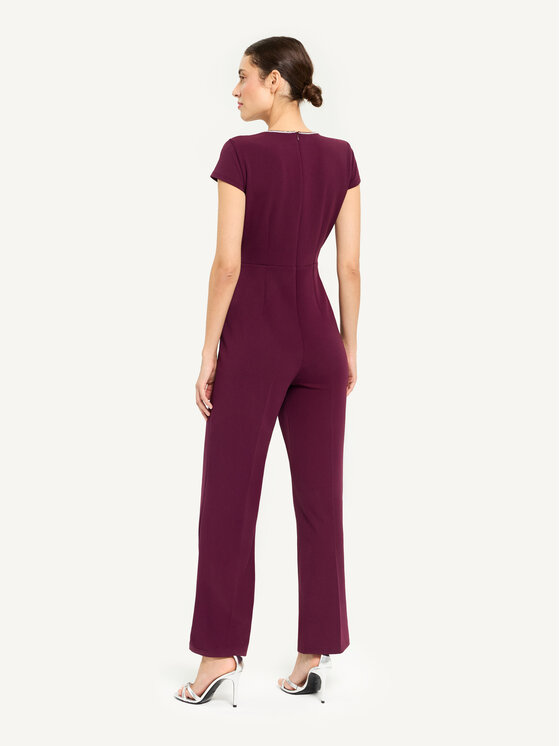 KMX KMX Kombinezon 192860004 Bordowy Fitted Fit