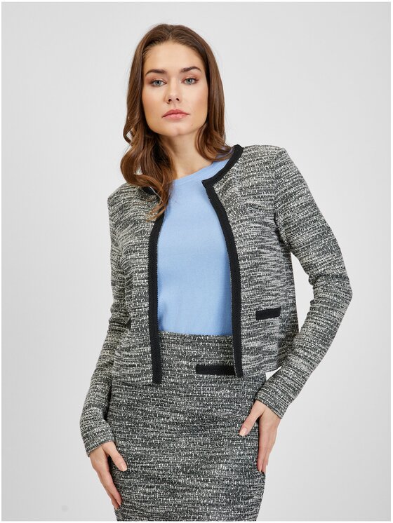 Orsay Orsay Marynarka 488110660000__M Biały Regular Fit