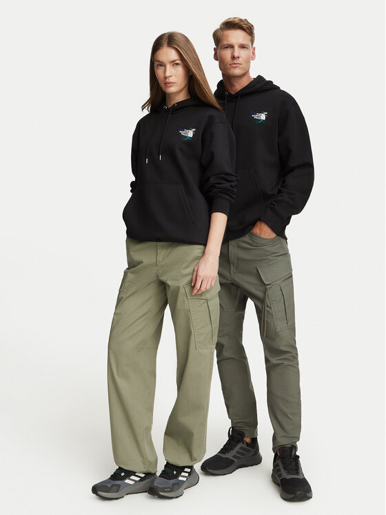 The North Face The North Face Bluza Off Piste Embroidered NF0A8JPNJK31 Czarny Regular Fit