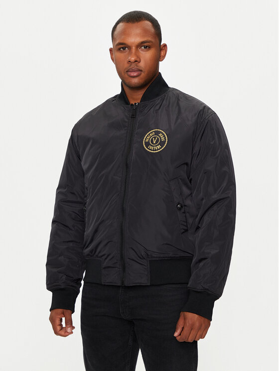 Versace Jeans Couture Versace Jeans Couture Bomber jakna 77GASD07 Črna Loose Fit