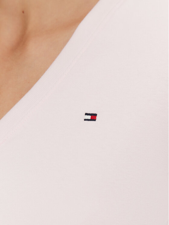 Tommy Hilfiger Tommy Hilfiger Marškinėliai New Cody WW0WW40584 Rožinė Slim Fit