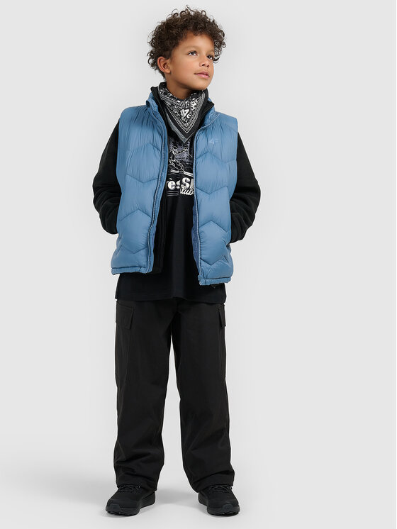 4F 4F Spodnie dresowe APRES SKI Czarny Loose Fit