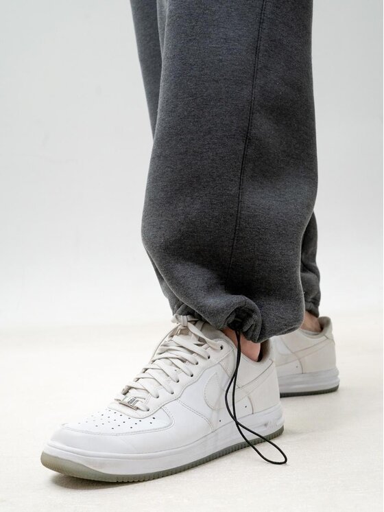 Jigga Wear Jigga Wear Spodnie dresowe 131672 Szary Baggy Fit