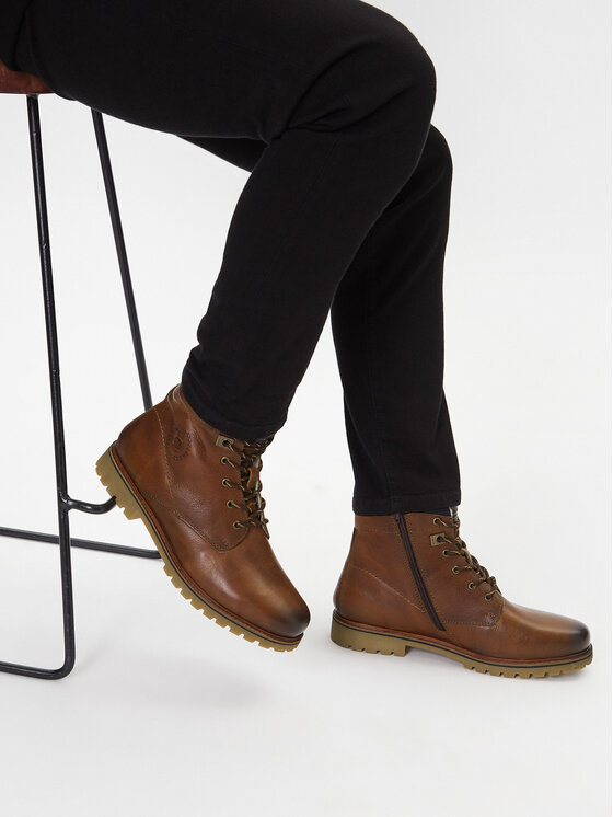 Bugatti Bugatti Trapper stila apavi BUGATTI-321AOQ521200 6000 BROWN Brūns