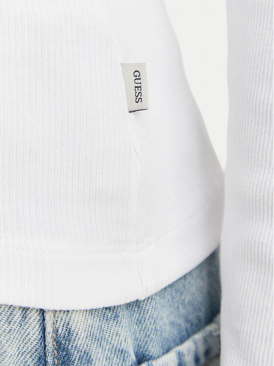 Guess Jeans Guess Jeans Särkpluus W6YP14 K3821 Valge Slim Fit