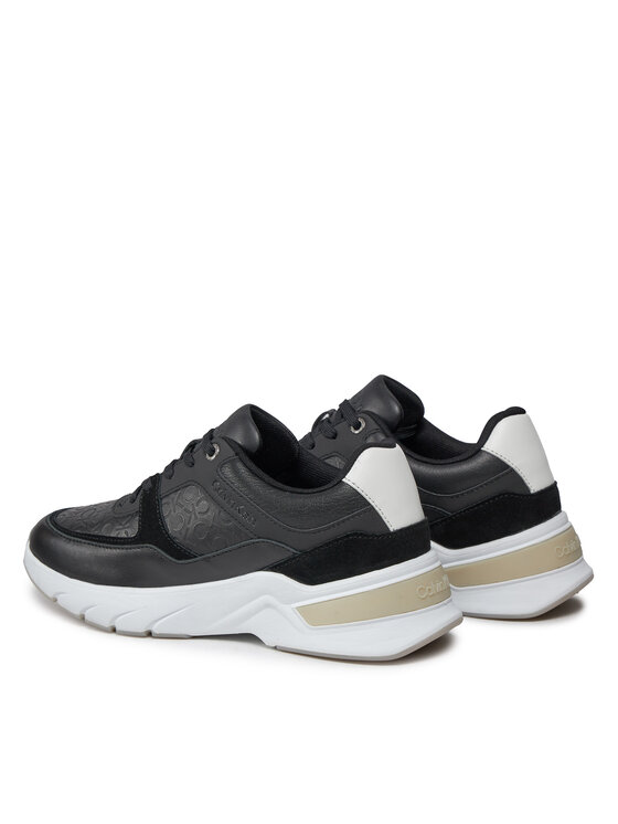Calvin Klein Calvin Klein Сникърси Elevated Runner - Mono Mix HW0HW01869 Черен