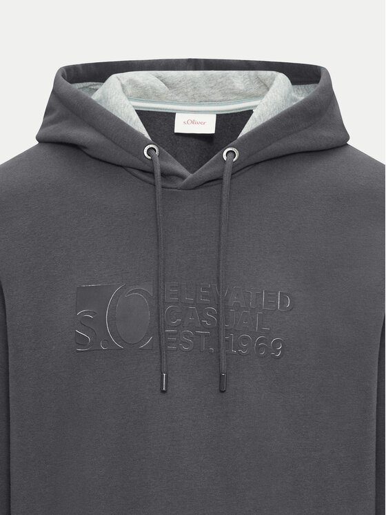 s.Oliver s.Oliver Суитшърт 2150161 Сив Regular Fit