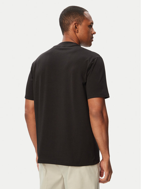 BOSS BOSS Tricou Tee Collar 50562120 Negru Relaxed Fit