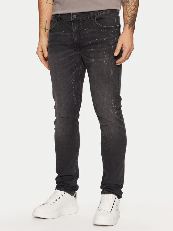 KARL LAGERFELD KARL LAGERFELD Traperice 265801 551832 Crna Slim Fit
