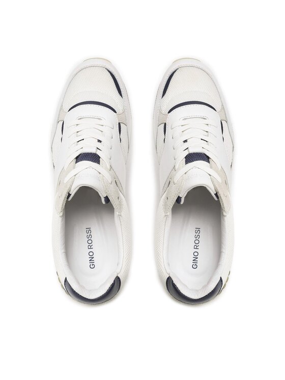 GINO ROSSI Gino Rossi Sneakersy TORINO-01 122AM Bílá