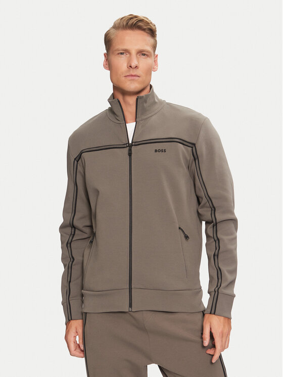 BOSS Boss Felpa Skaz 1 50523896 Grigio Regular Fit