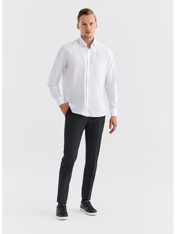 Pako Lorente Pako Lorente Koszula P000B-1X-057 Biały Regular Fit