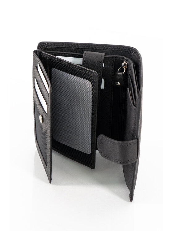 Mustang Mustang Portafoglio da uomo DENIMO HIGH WALLET Nero