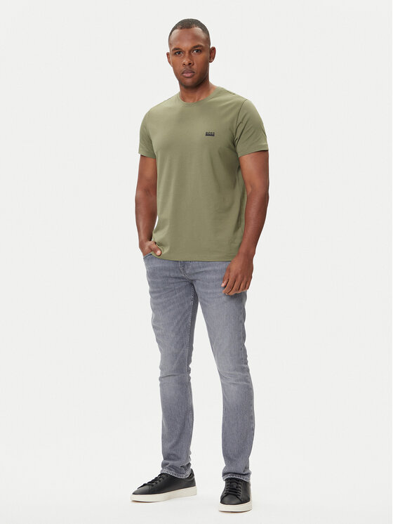 BOSS BOSS Marškinėliai T-Shirtrn 365 50531401 Žalia Regular Fit